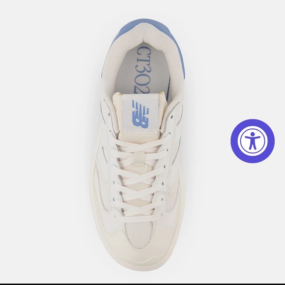 Unisex New Balance CT302 Shoes White Heritage Blue - Picture 2 of 4
